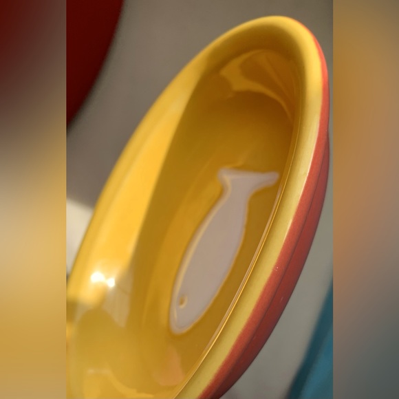 π₯³ π Host Pick Jan 14, 2025 ππ₯³ Ceramic Oval Brightly Colored Pet Bowl π₯³π»π₯³ - Picture 2 of 3